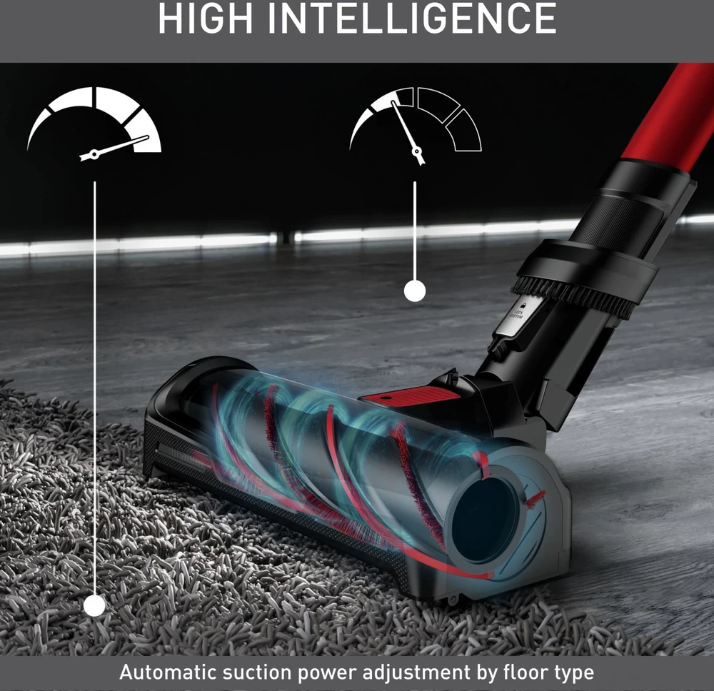 Dulkių siurblys TEFAL | Vacuum Cleaner | TY98A9 X-force Flex Animal Care | Cordless operating | 150 W | 25.2 V | Operating time (max) 45 min | Raudona/Juodas | Garantija 24 mėn.