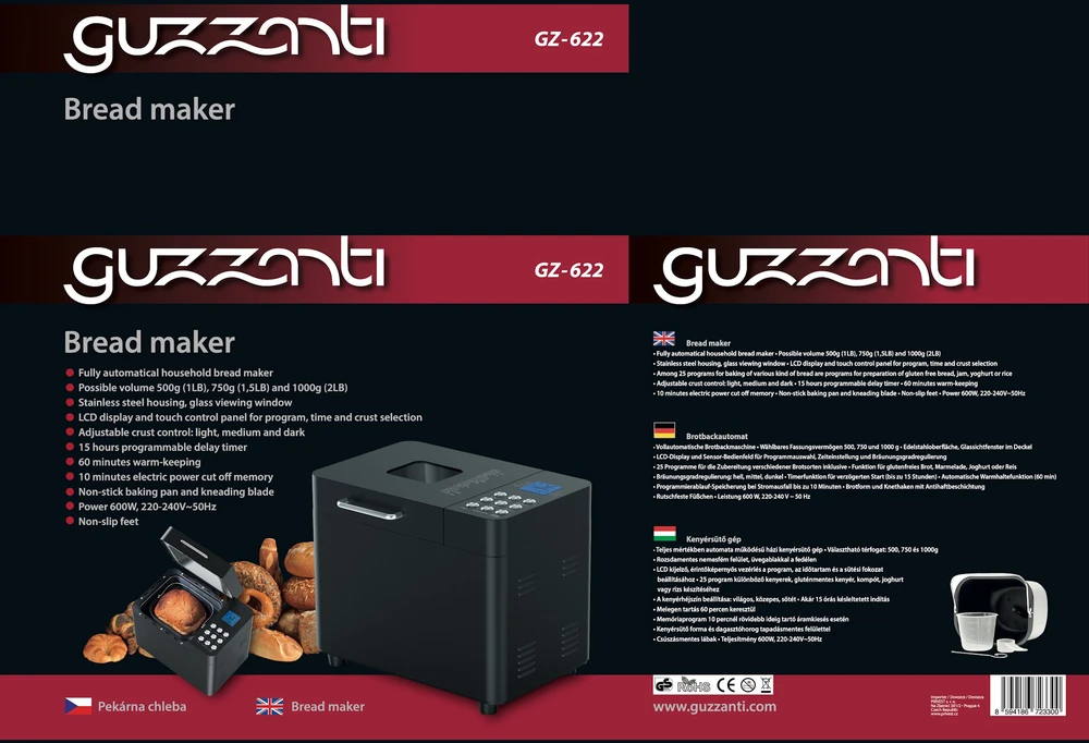 Duonkepė Guzzanti GZ 622