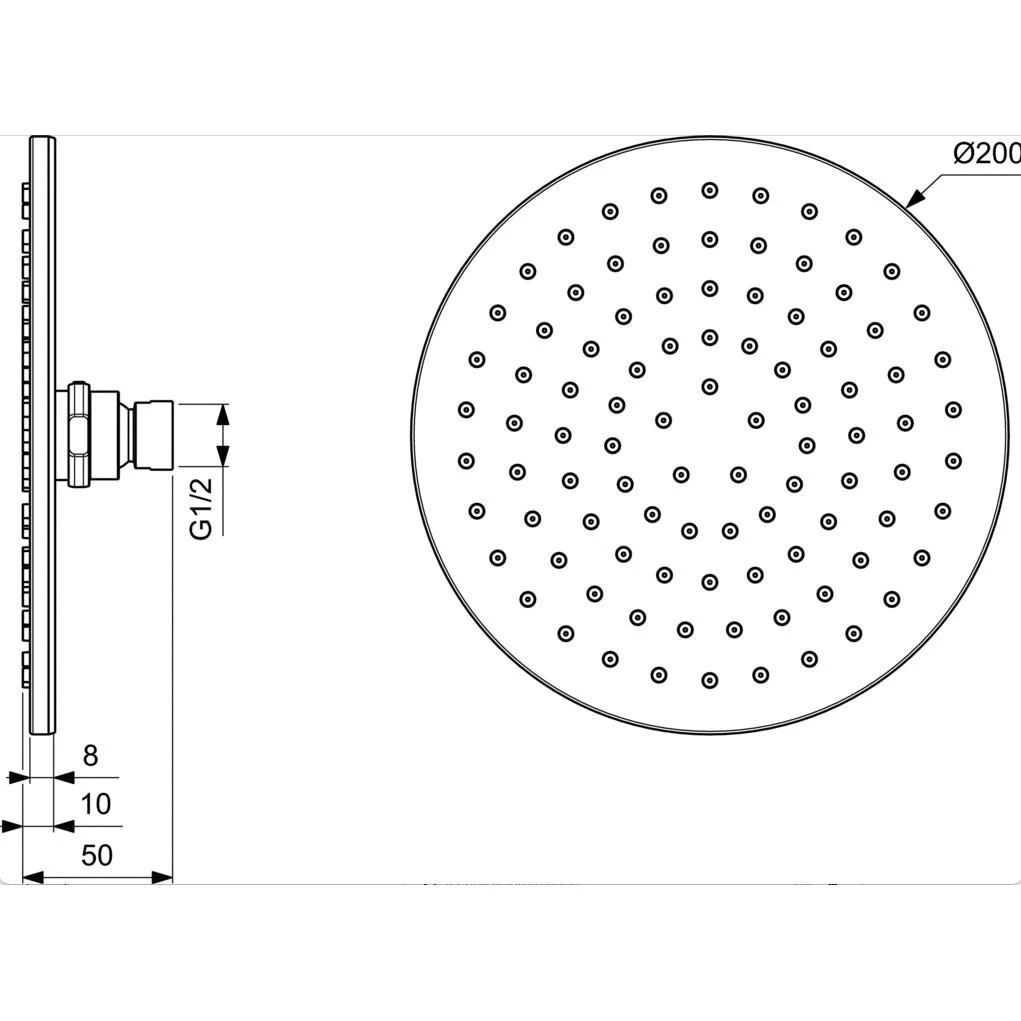 Ideal Standard IdealRain so galva STANDART#B9442AA