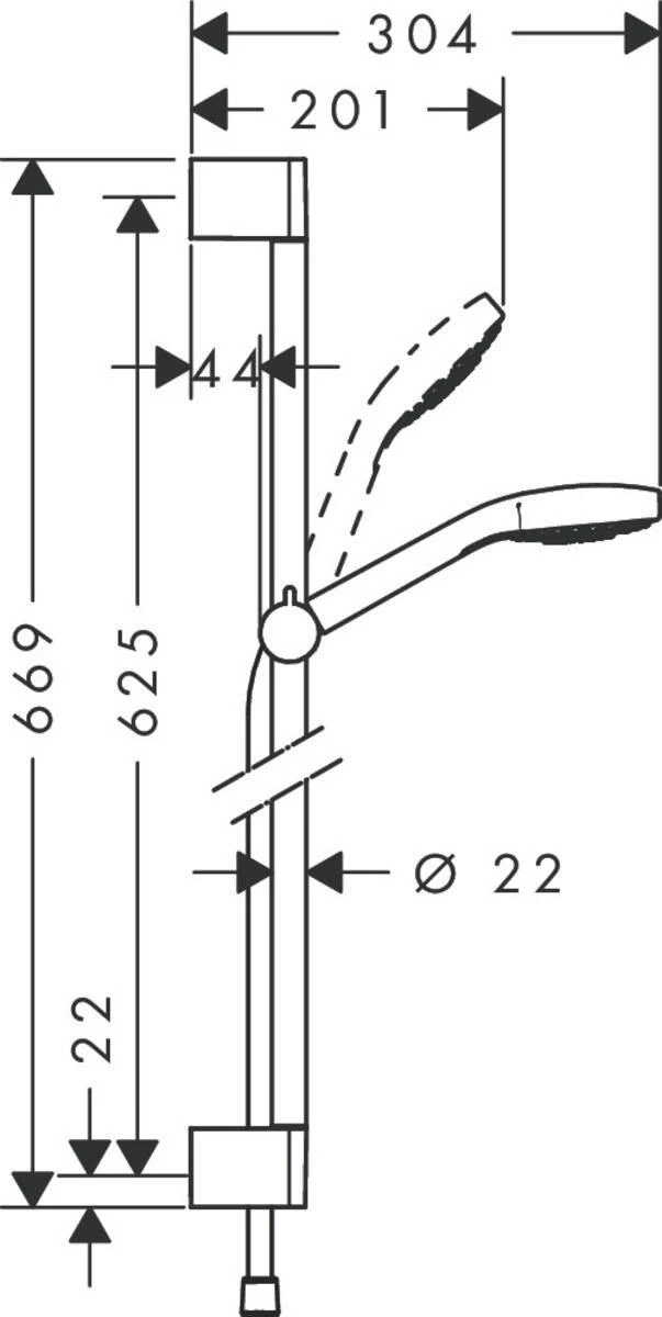 Dušo komplektas Hansgrohe 26563400
