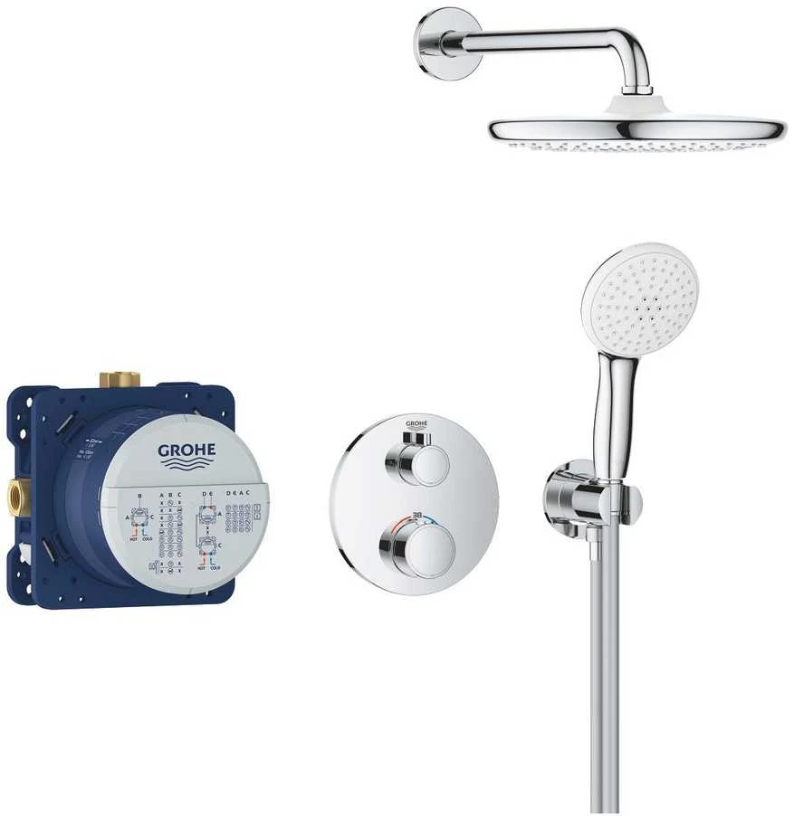 Grohe Grohtherm/Tempesta 250 potinkinis termostatinis komplektas, chromas