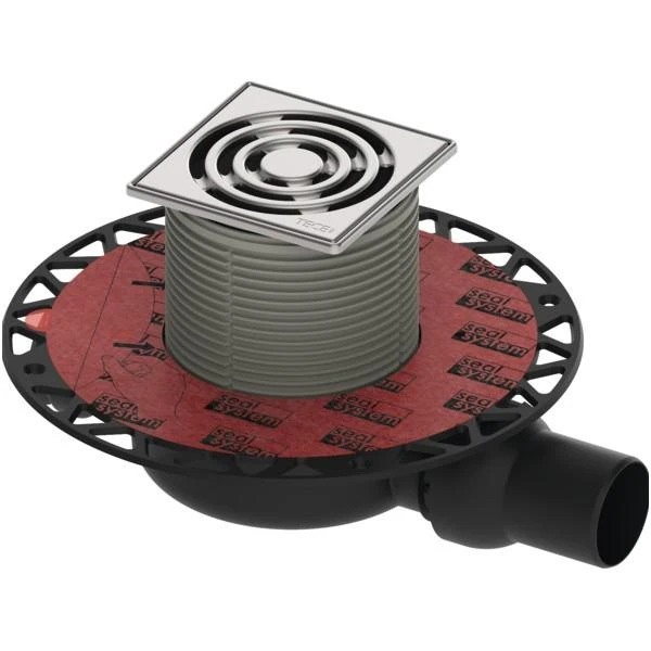 TECE DRAINPOINT S trapo komplektas DN50, horizontalus