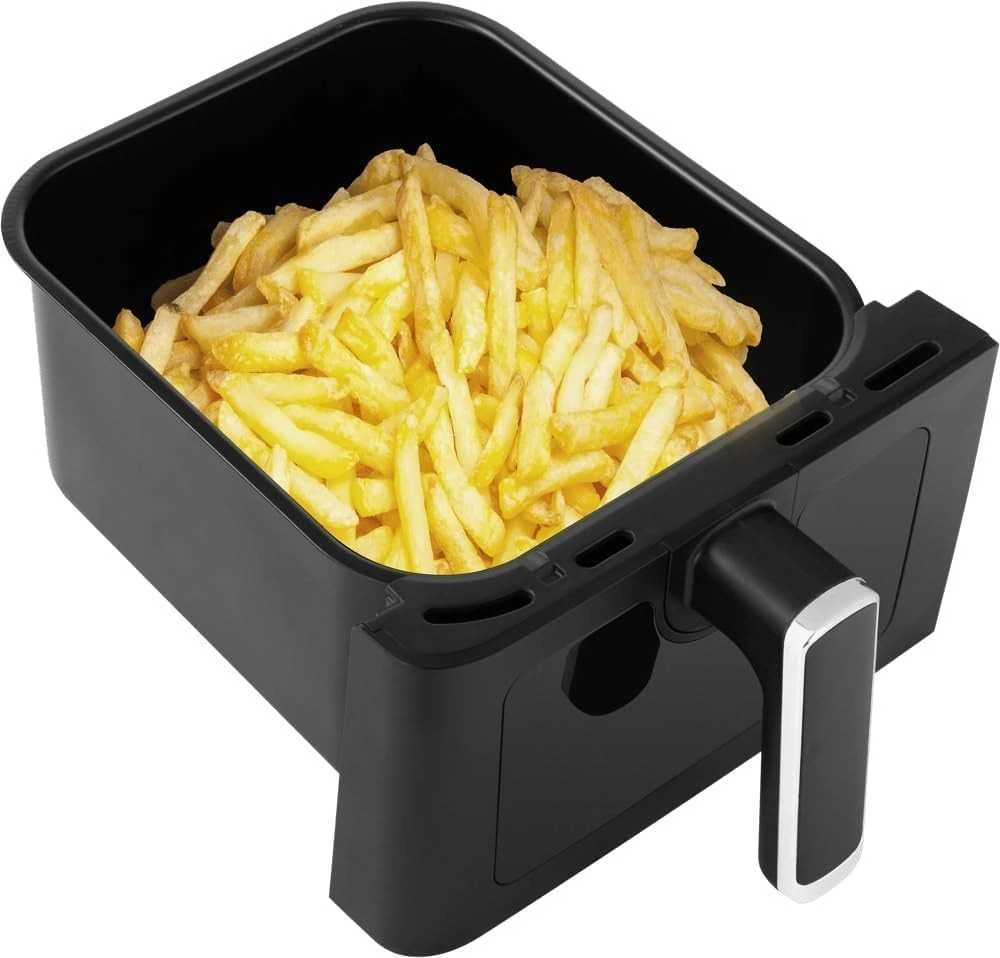 ECG AF 8300 Dual Fry karšto oro gruzdintuvė, 5,2 l + 3,1 l, temperatūros nustatymas 80-200 °C, 60 min laikmatis