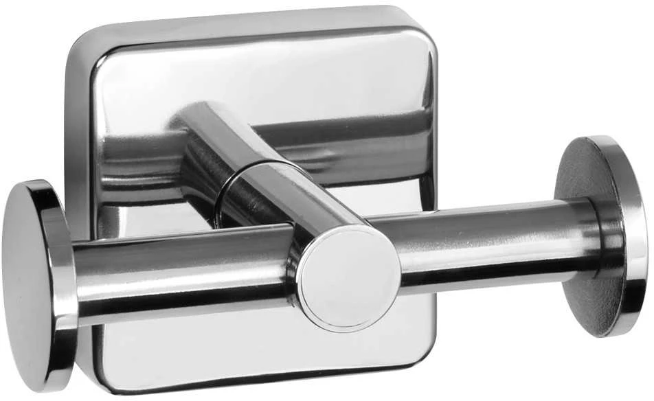 Dvigubas rankšluosčių kabliukas Kapitan QUATTRO 42 22, chromo