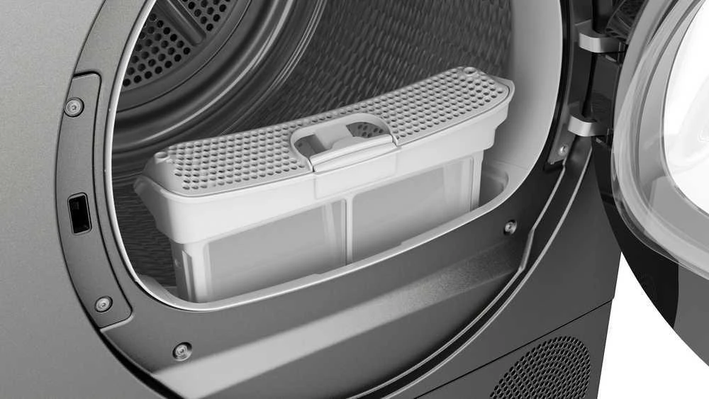 Bosch WQG245DLSN Serija 6, Džiovyklė su šilumos siurbliu, 9kg