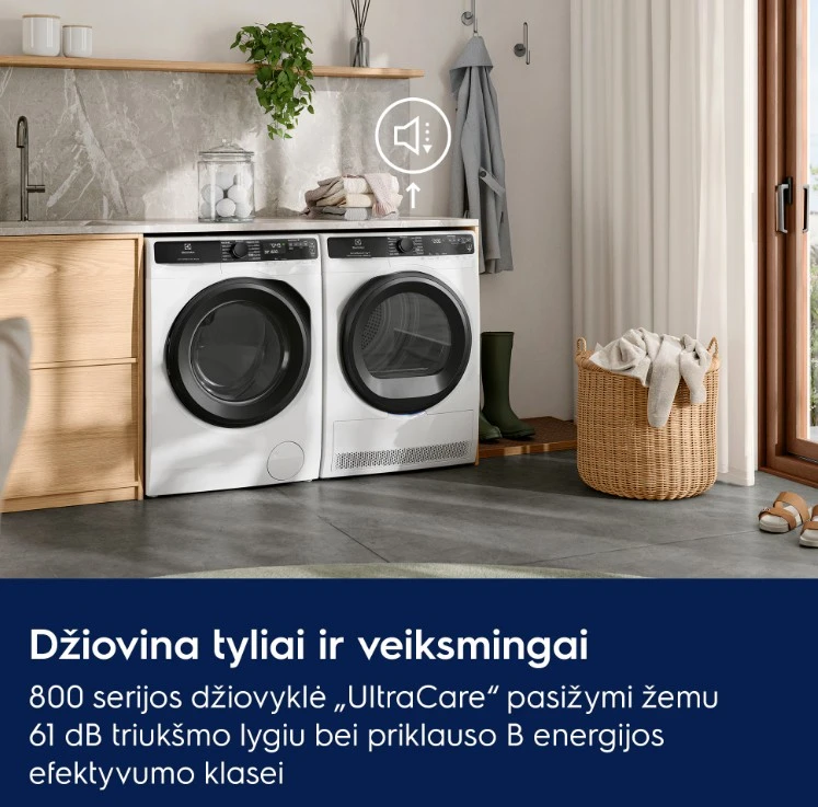 Džiovyklė DRYER EW8D585UCE ELECTROLUX