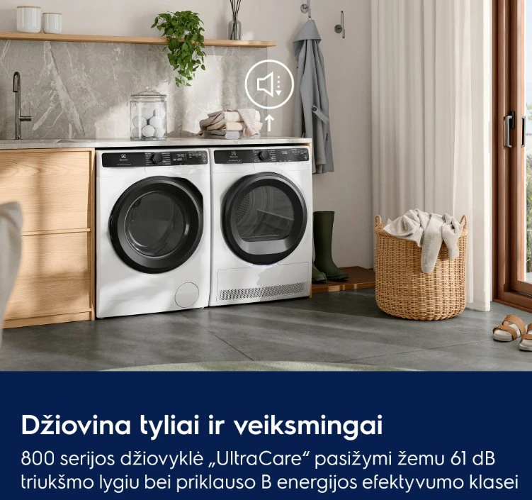 Džiovyklė DRYER EW8D585UCE ELECTROLUX