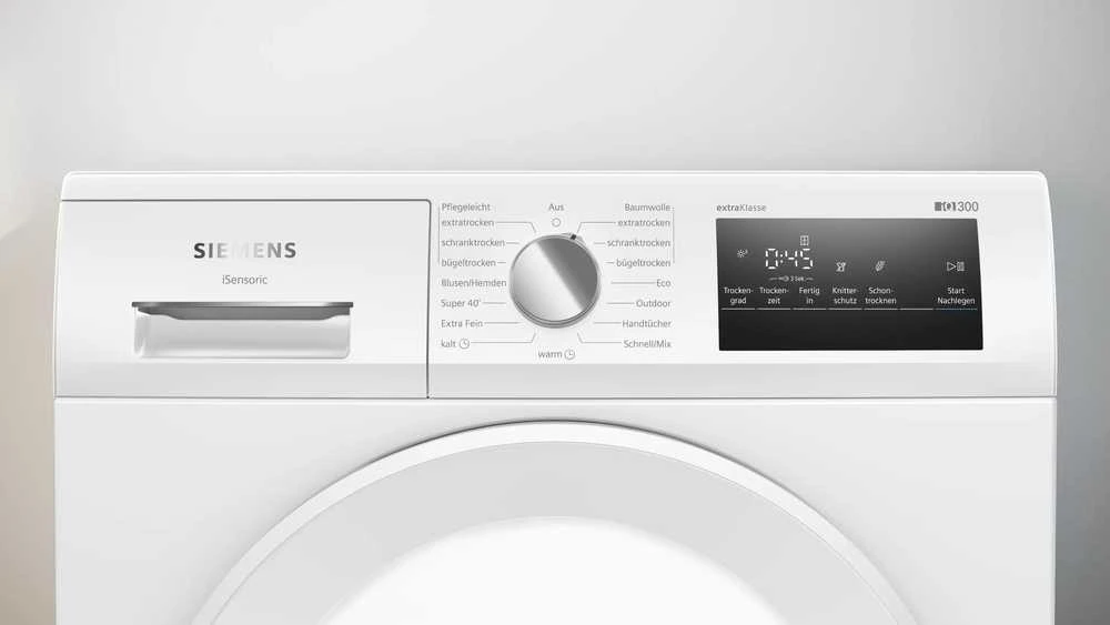 Džiovyklė su šilumos siurbliu Siemens iQ300, WT43HV94, 8kg