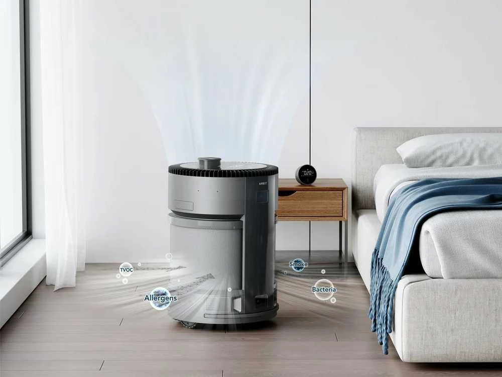 Ecovacs Air AIRBOT Z1 oro drėkintuvas ir valytuvas, Juodas