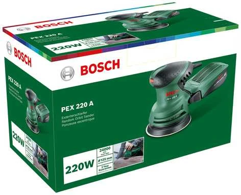 Bosch PEX 220 A Ekscentrinis šlifuoklis