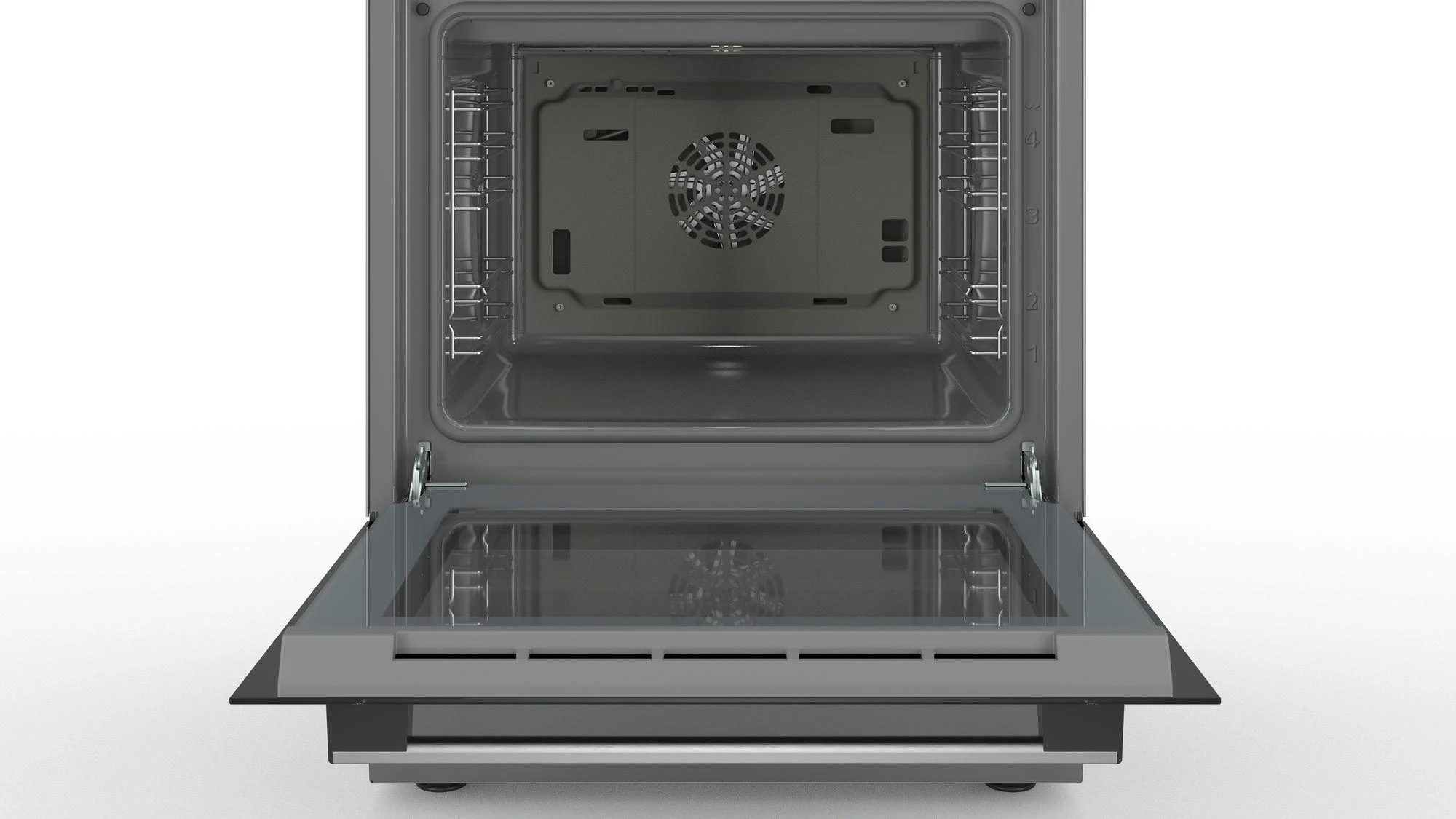 Bosch HKR39A250U Serija 4, Laisvai statoma elektrinė viryklė, Nerūdijančio plieno