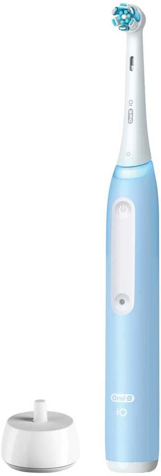 Oral-B | Elektrinis dantų šepetėlis | iO3 Series | Įkraunamas | Suaugusiems | Šepetėlių skaičius galvutės įeina 1 | Number of teeth brushing modes 3 | Ice Mėlyna
