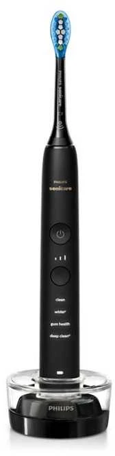Philips Sonicare DiamondClean 9000 juodas šepetėlis įkroviklyje