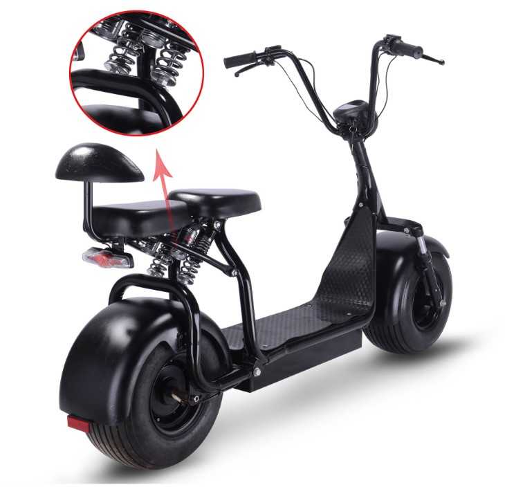 Elektrinis motoroleris QS-02, 1 kW