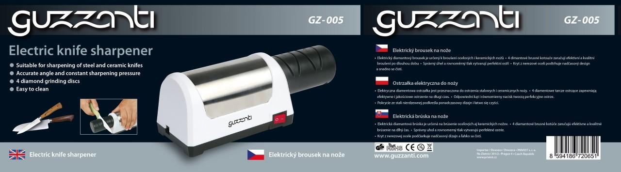 Elektrinis peilių galąstuvas GUZZANTI GZ-005