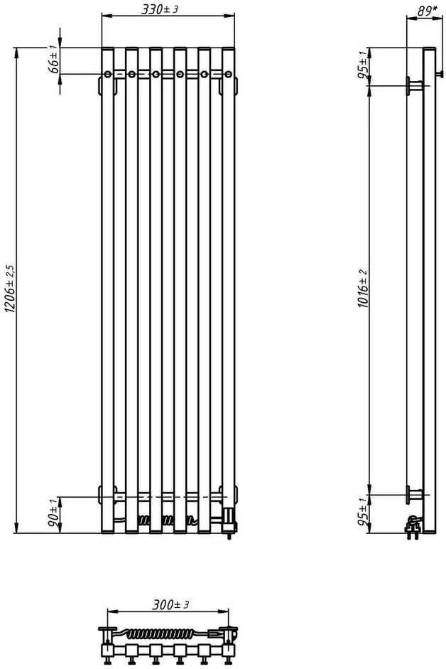 Elektrinis rankšluosčių džiovintuvas Navin Levante 3301200 Sensor, 12-857153-3312 (laidas kairėje)