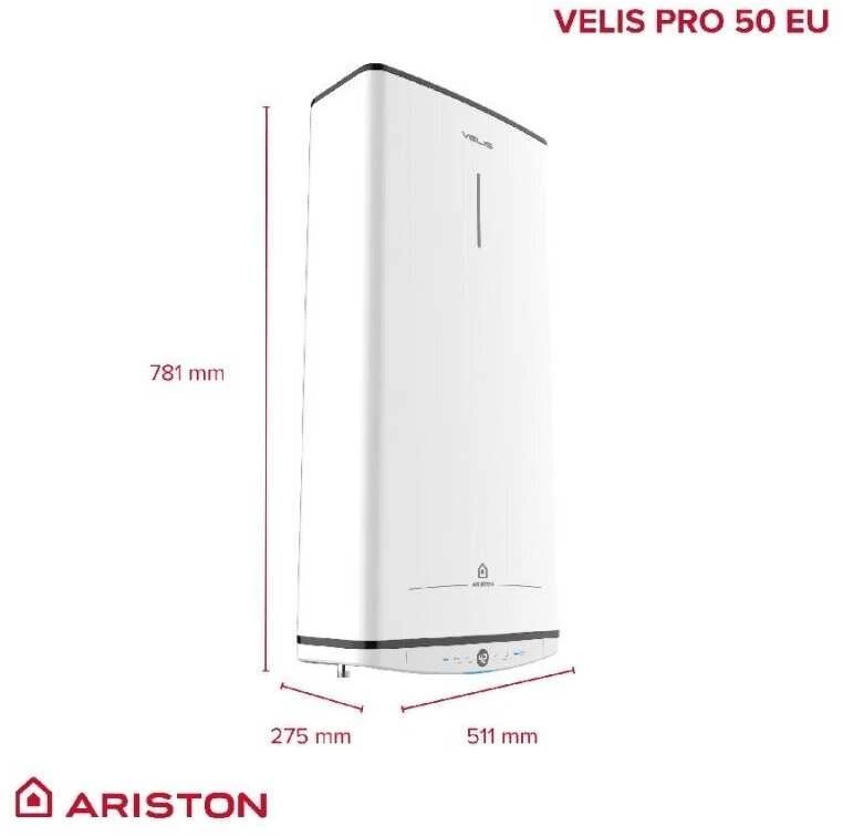 Elektrinis vandens šildytuvas ARISTON VLS PRO 50 EU 50l vertikalus/horizontalus