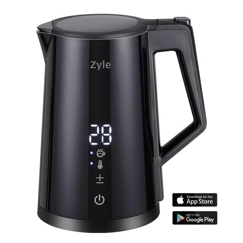 Elektrinis virdulys Zyle ZY286BK,1,7 l talpa, valdomas programėle su WiFi ryšiu, temperatūros reguli