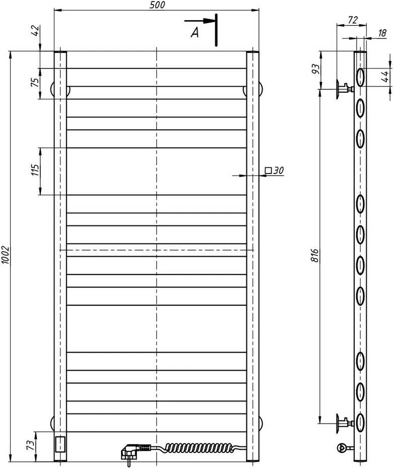 El.rankšluosčių džiovintuvas Navin Ellipse 500*1000 Sensor dešinė su laikmačiu 10-045053-5010