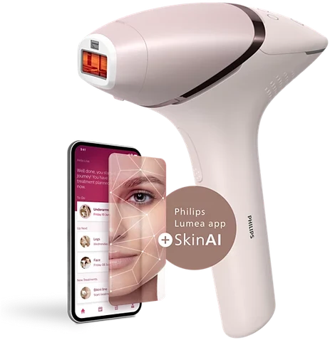 Fotoepiliatorius Philips Lumea IPL 9900 Series BRI976/00 su SenseIQ