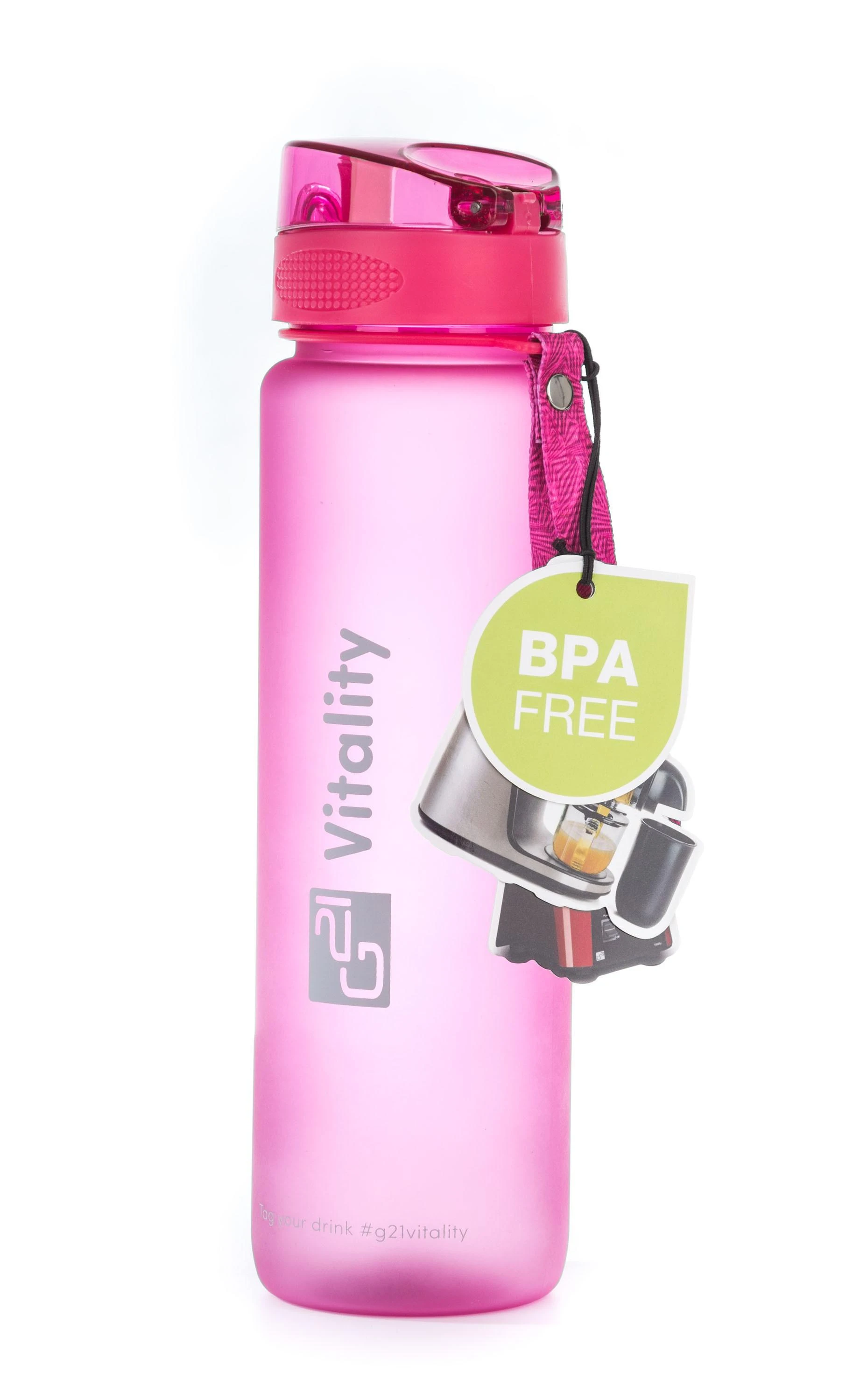 G21 gertuvė 1000ml talpos, rožinė 6002224