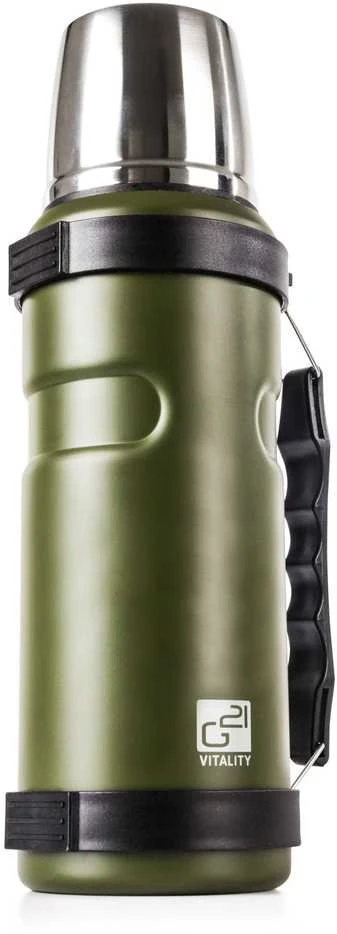 G21 60022404 termosas gerti, 1000 ml, chaki žalias su rankena