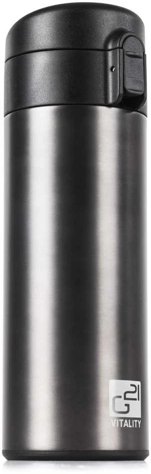 G21 termosas gerti, 350 ml, plieno pilkas