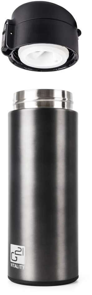 G21 termosas gerti, 350 ml, plieno pilkas