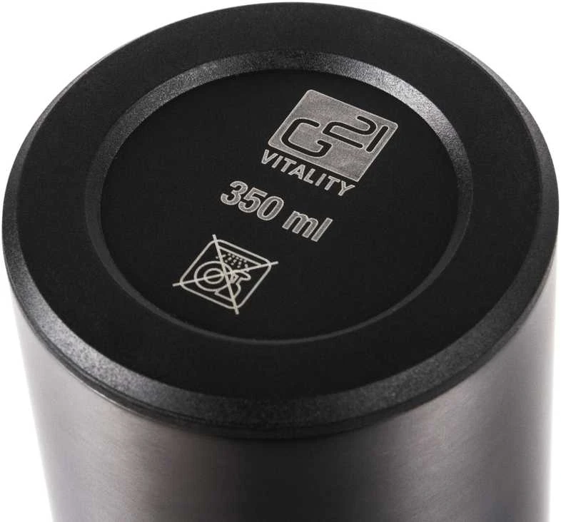 G21 termosas gerti, 350 ml, plieno pilkas