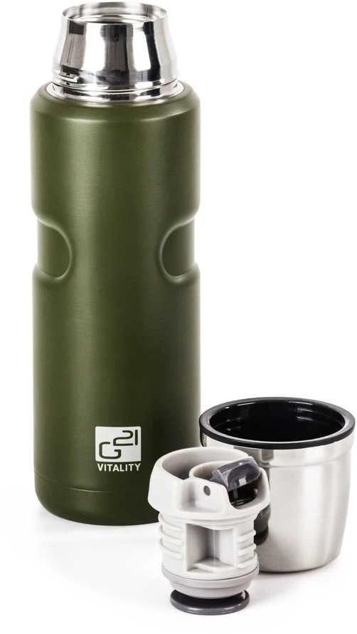 G21 termosas gerti, 500 ml, chaki žalias
