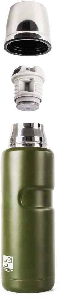 G21 termosas gerti, 500 ml, chaki žalias