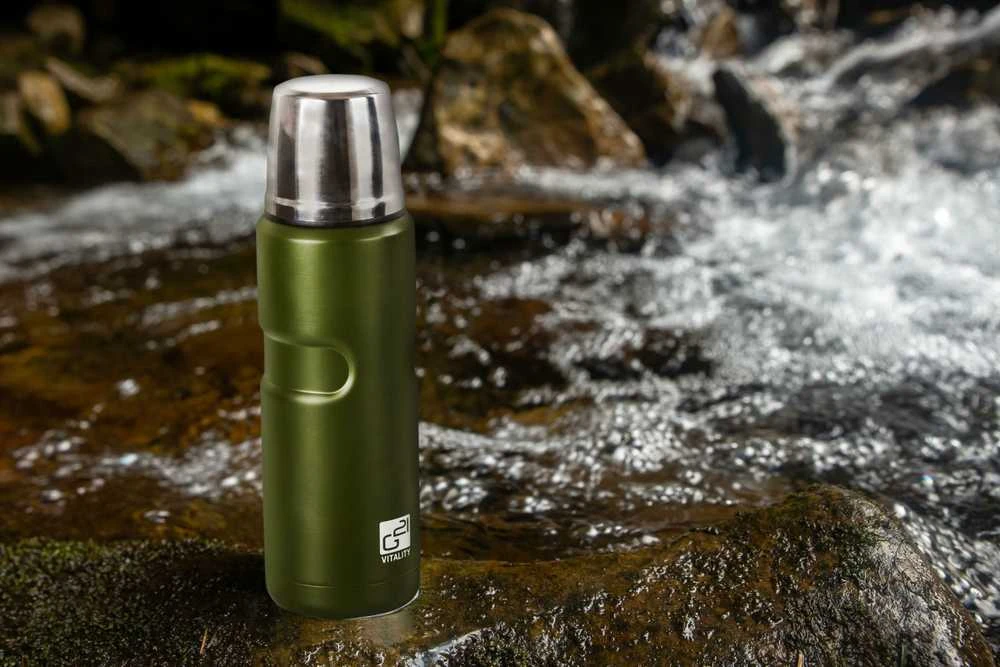 G21 termosas gerti, 500 ml, chaki žalias