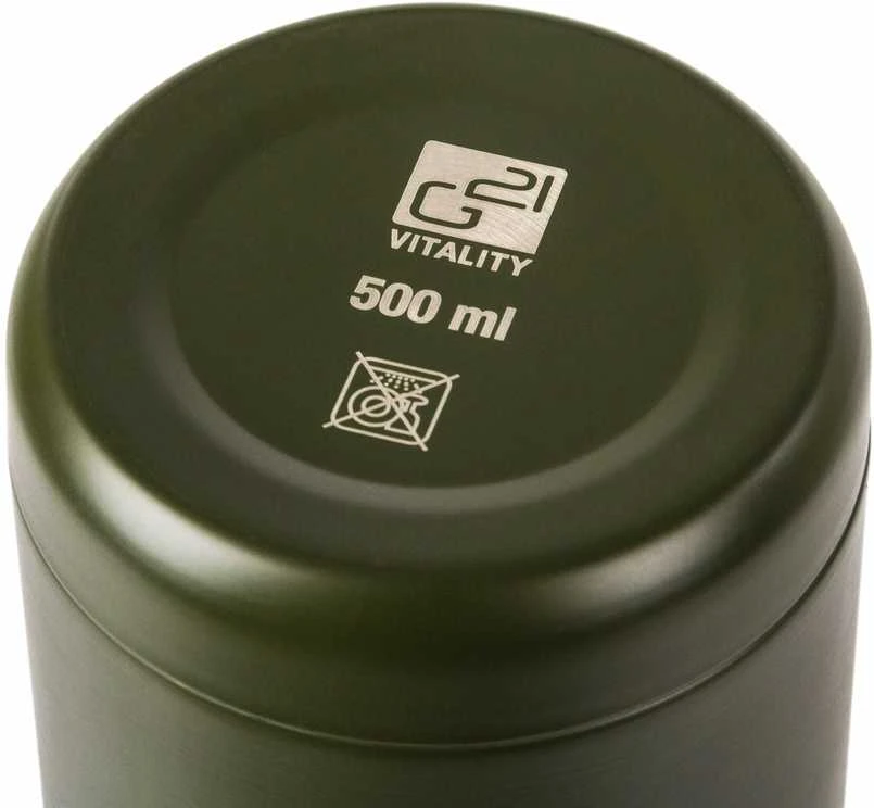 G21 termosas gerti, 500 ml, chaki žalias