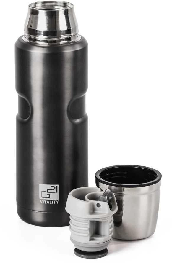 G21 termosas gerti, 500 ml, plieno pilkas