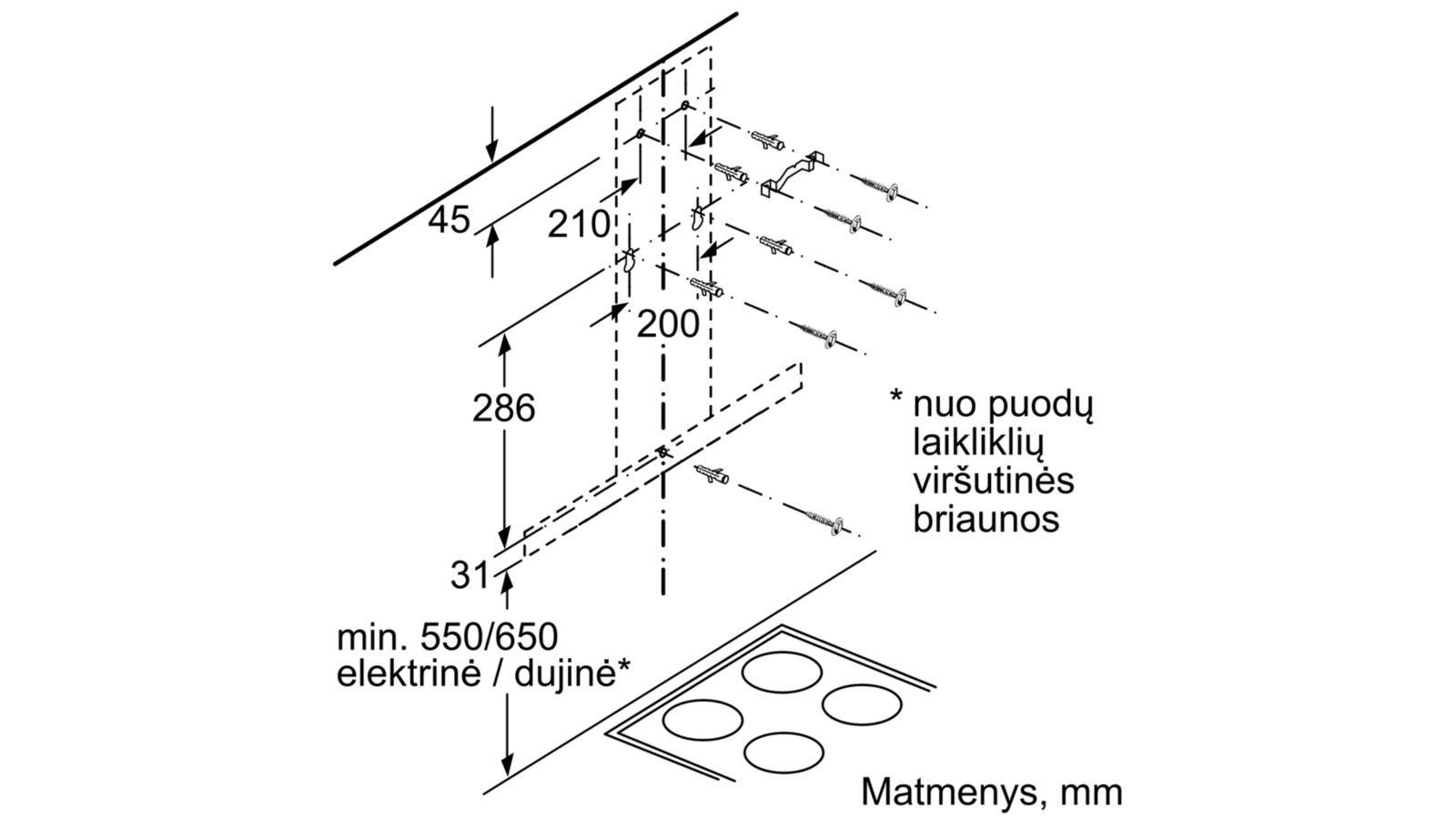 Gartraukis BOSCH DWB66FM50 Garų surinktuvas