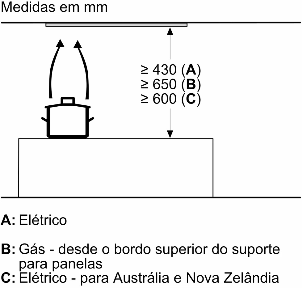 Bosch DBB87DP60 Serija 6, Integruojamasis kamino tipo gartraukis, 80 cm, skaidrus stiklas su juodu atspaudu, Matinė juoda