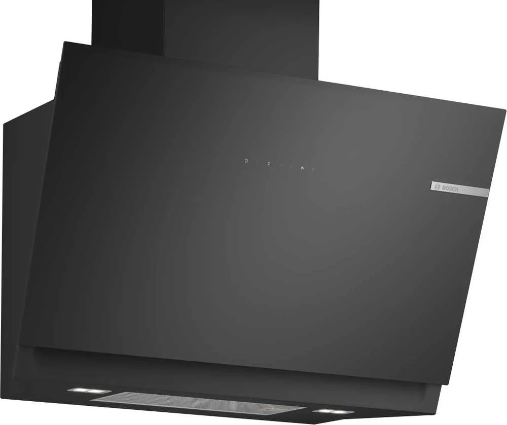 Bosch DWK81AN60 Serija 8, Prie sienos montuojamas gartraukis, 80 cm, skaidrus stiklas su juodu atspaudu, Juoda
