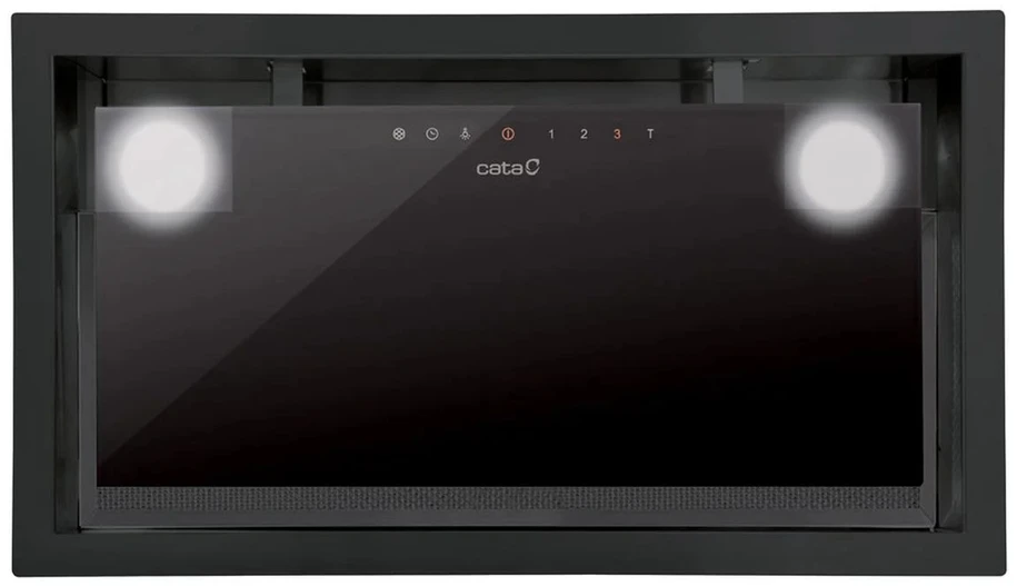 Gartraukis CATA Hood | GC DUAL 45 GBK/A | Canopy | Energy efficiency class A | Plotis 49.2 cm | 820 m³/h | Touch sensitive | LED | Juodas