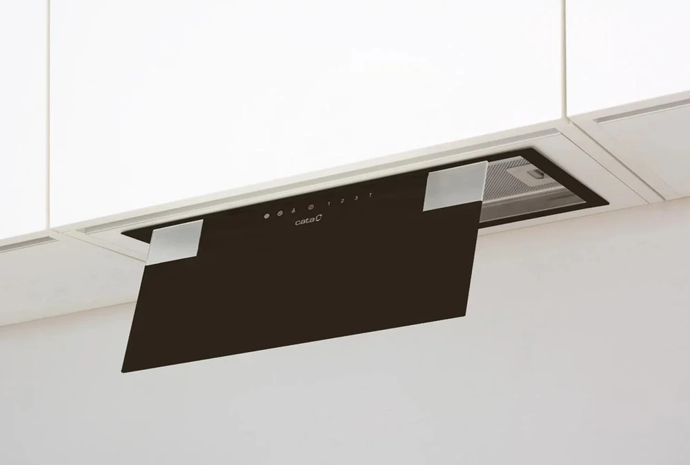 Gartraukis CATA Hood | GC DUAL 45 GBK/A | Canopy | Energy efficiency class A | Plotis 49.2 cm | 820 m³/h | Touch sensitive | LED | Juodas