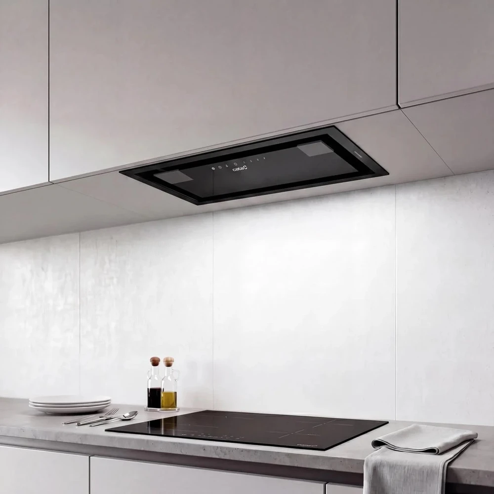 Gartraukis CATA Hood | GC DUAL 45 GBK/A | Canopy | Energy efficiency class A | Plotis 49.2 cm | 820 m³/h | Touch sensitive | LED | Juodas