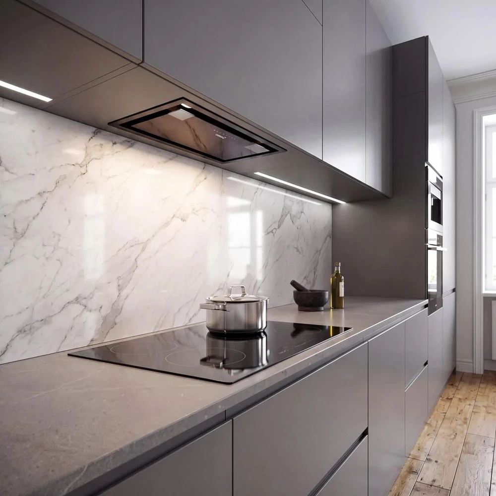 Gartraukis CATA Hood | GC DUAL 45 GBK/A | Canopy | Energy efficiency class A | Plotis 49.2 cm | 820 m³/h | Touch sensitive | LED | Juodas