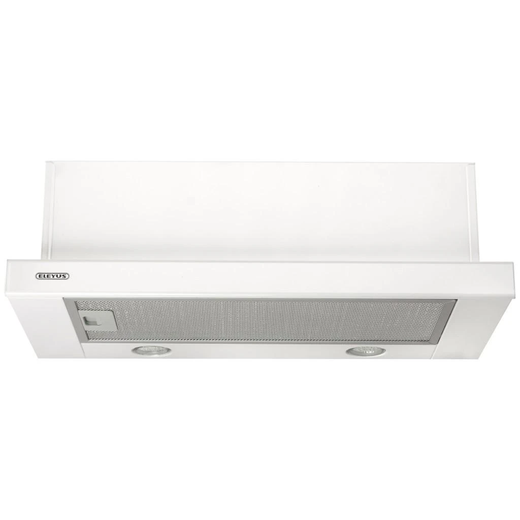 Gartraukis Eleyus Hood TLS L 14 150 60 WH (Storm 700 60 WH LED) Teleskopinis, D energijos vartojimo efektyvumo klasė, Plotis 60 cm, 355 m³/h, Mechaninis valdymas, LED, Baltas