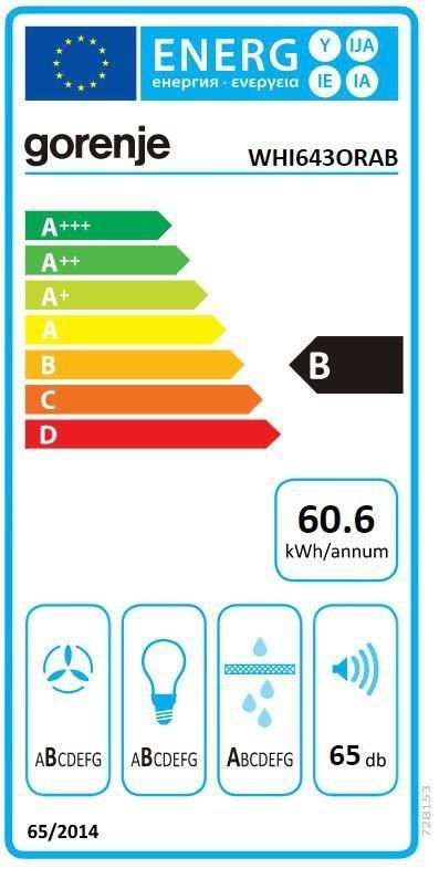 Gartraukis GORENJE WHI643ORAB