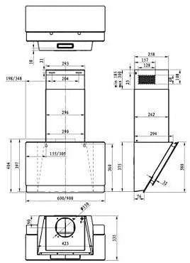 Gartraukis Hood GORENJE WHI649EB
