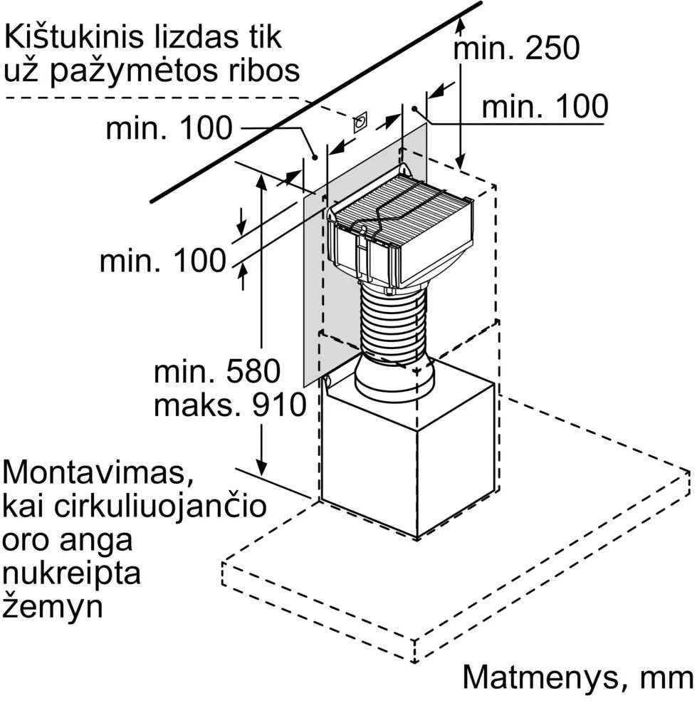 Bosch DWZ1DX1I6 „Clean Air Plus“ recirkuliacijos rinkinys, pradinė įranga