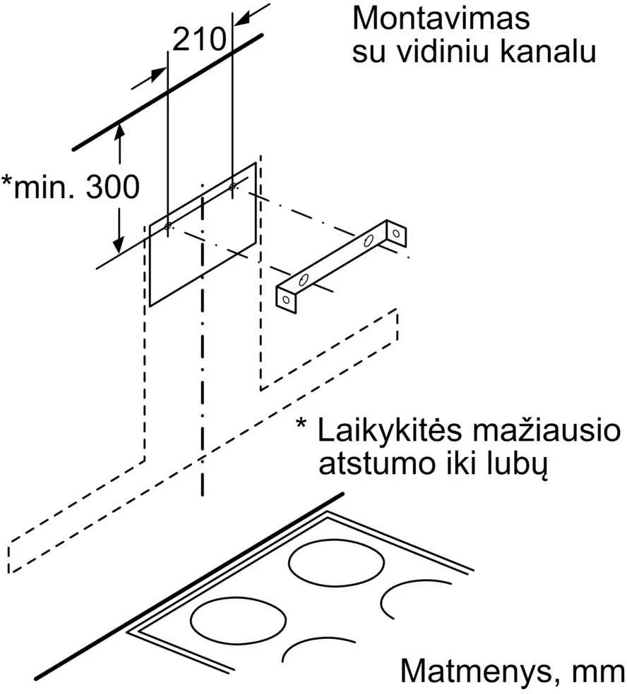 Bosch DWZ1DX1I6 „Clean Air Plus“ recirkuliacijos rinkinys, pradinė įranga