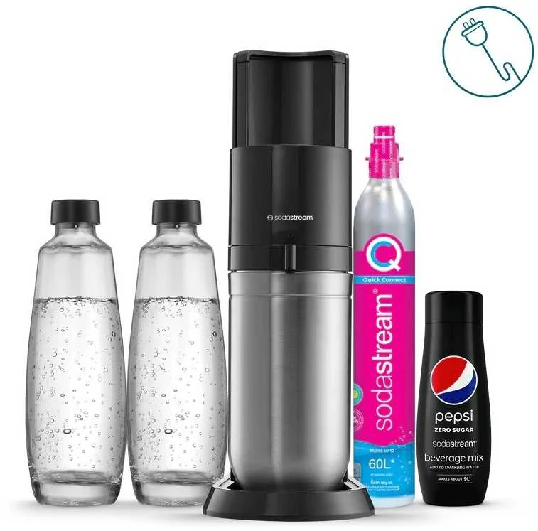 Gazuotų gėrimų gaminimo aparatas SodaStream DUO, juodas