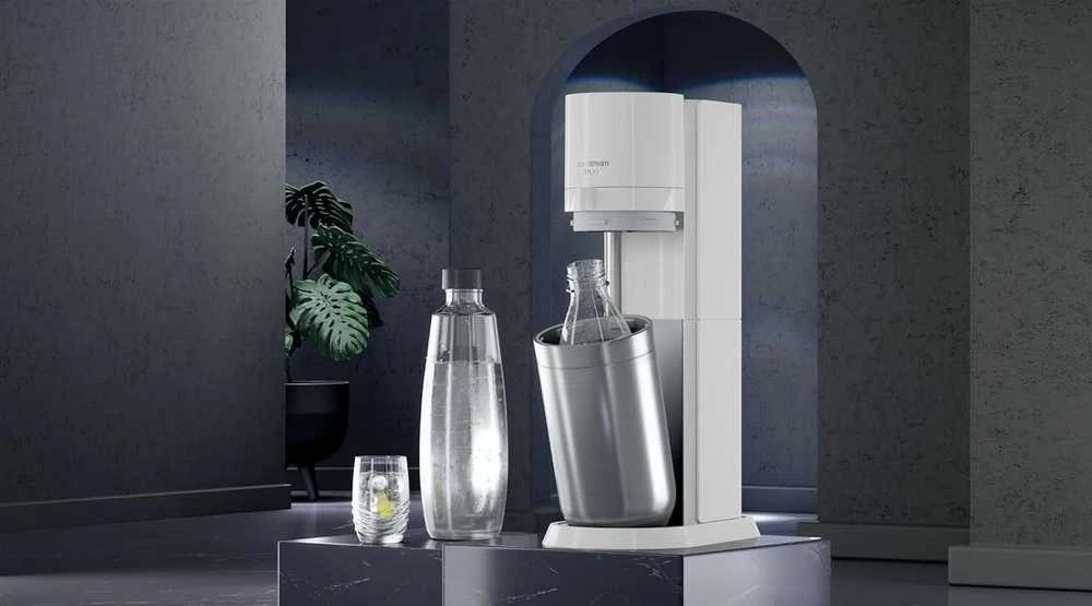Gazuotų gėrimų gaminimo aparatas SodaStream DUO, baltas