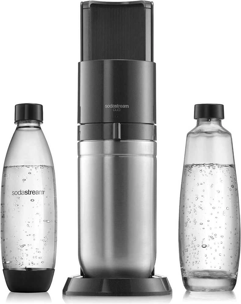 Gazuotų gėrimų gaminimo aparatas SodaStream DUO, juodas
