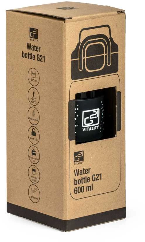 Gertuvė Lahev G21 60022430, 600 ml, pilka skaidri